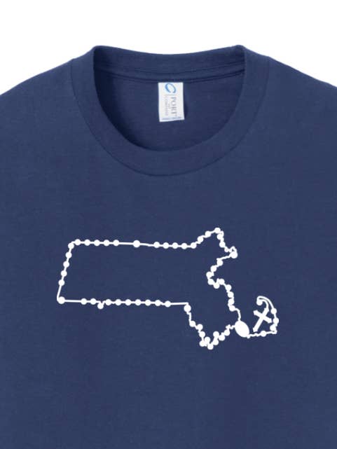 T-shirt de Juventude do Rosário Católico de Massachusetts por atacado de Sock Religious