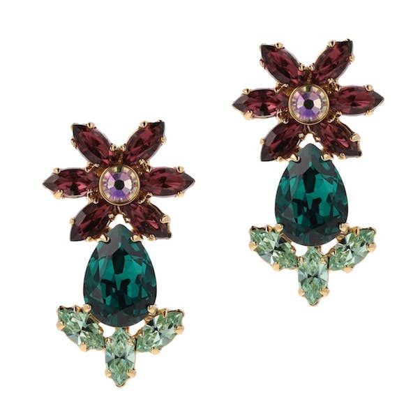 Pendientes pequeños de flores tropicales para venta al por mayor de OTAZU