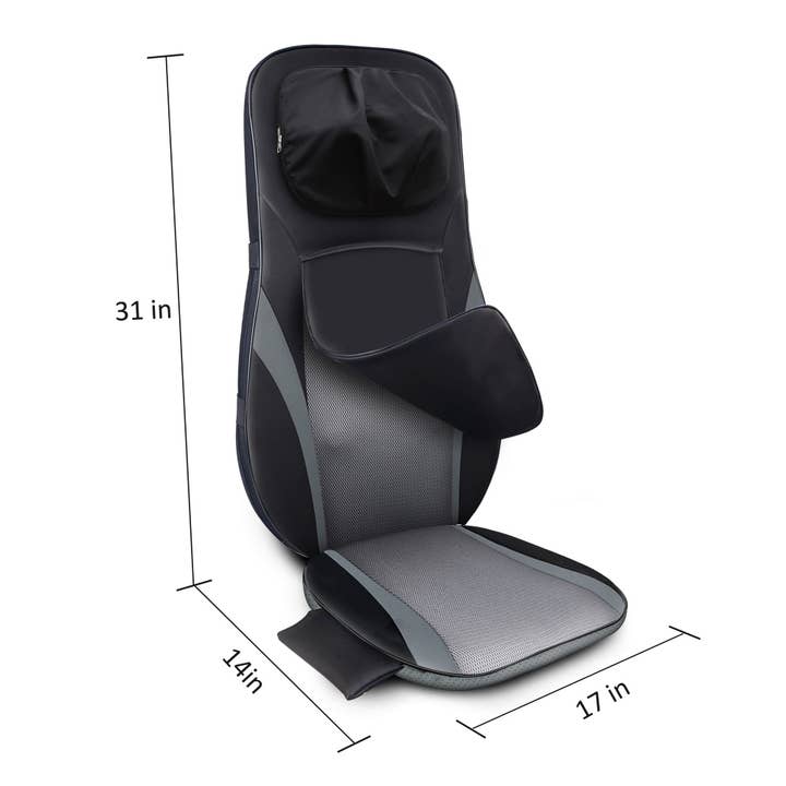 SNAILAX – wholesale Body massager – Snailax Shiatsu Back Massager with Heat & Deep Kneading Massage Chair Pad - 2345