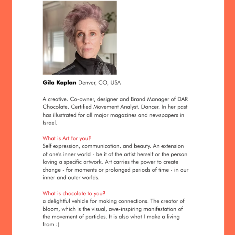 Dar Chocolate – wholesale Chocolate bar – Art Bar! Pumpkin Spice Dark Chocolate 72% Organic Vegan4