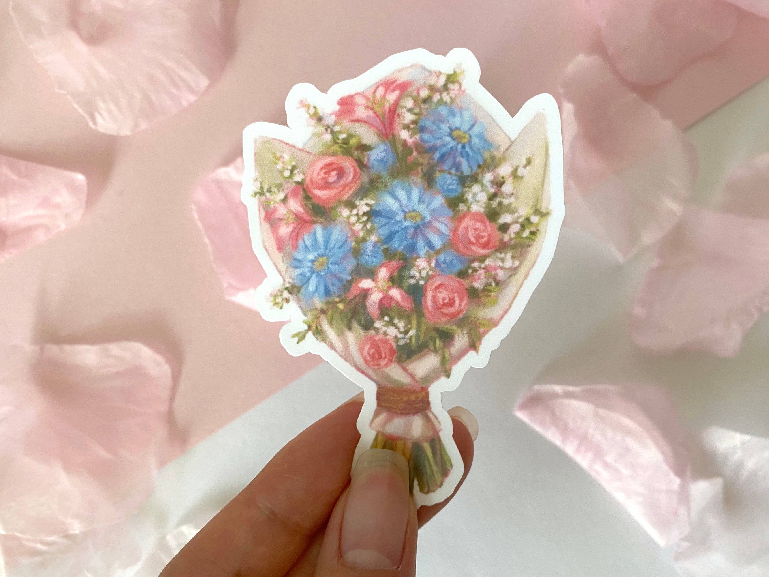 Cindy Tran Art - Wholesale Sticker - LGBTQ+ Pride themed Bouquets - Die Cut Stickers4