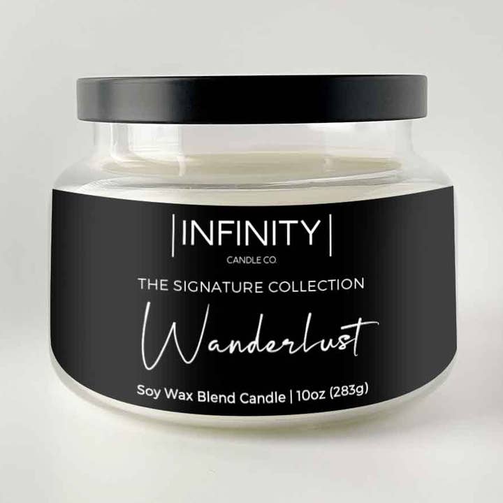 Bougie Wanderlust - La collection Signature pour la vente par Infinity Candle Co