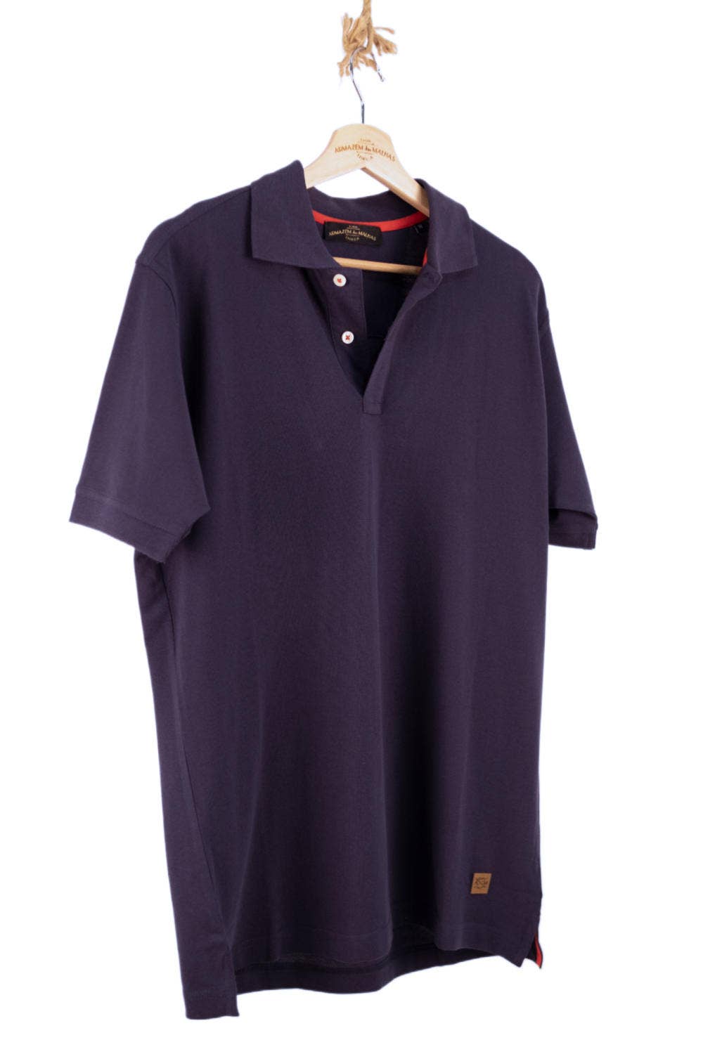 Blu Navy Polo in cotone piqué - Blu Navy in vendita all'ingrosso su Faire0