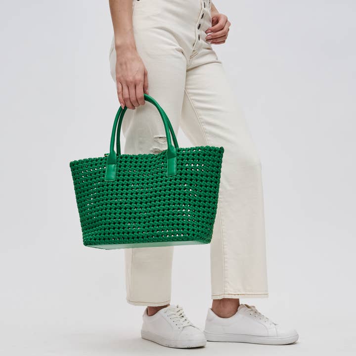 Sol and Selene - Wholesale Tote Bag - Women's - Solstice - Medium Hand Woven Knot Tote