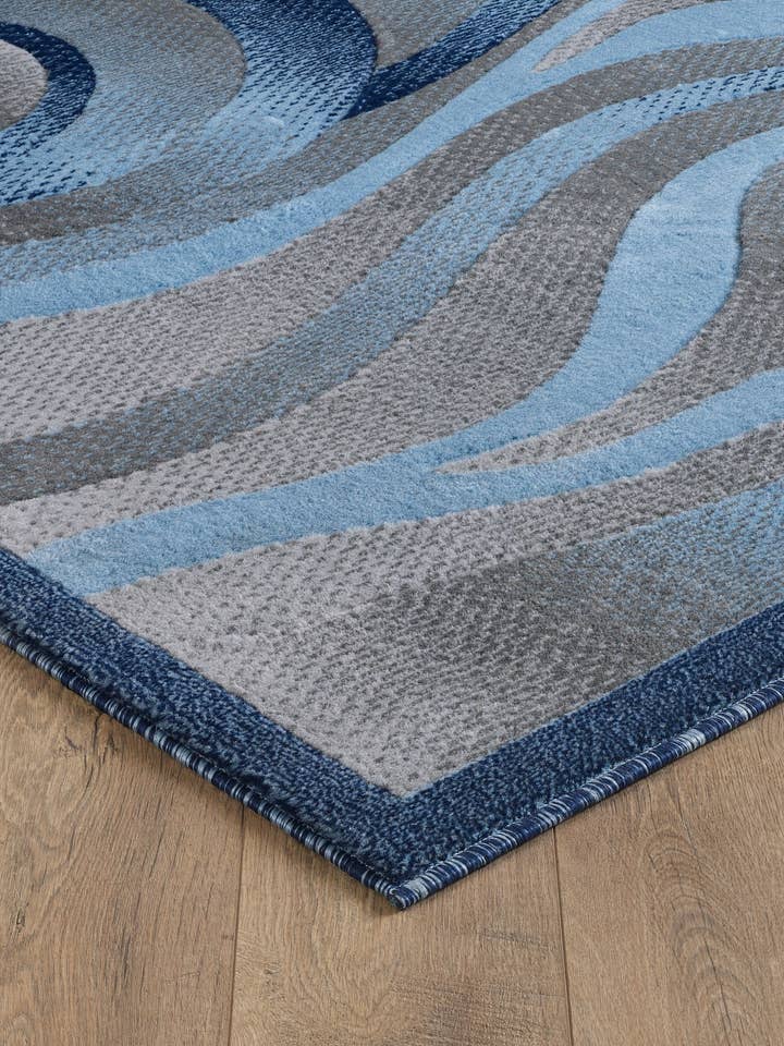 Majestic Indoor Area Rug Modern Contemporary Swirl Abstract Design for wholesale by Jenin Home Furnishing Inc