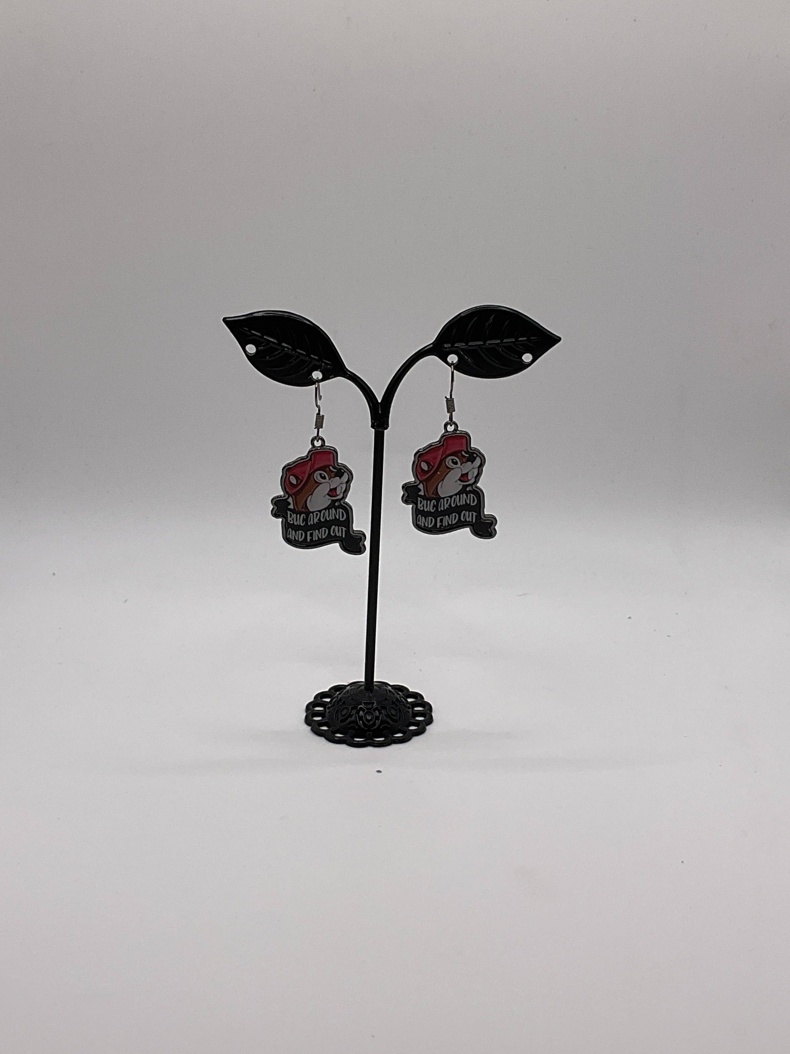 S and E Hobbies and Collectables - Wholesale Hangende/ronde oorbellen - Beaver oorbellen1