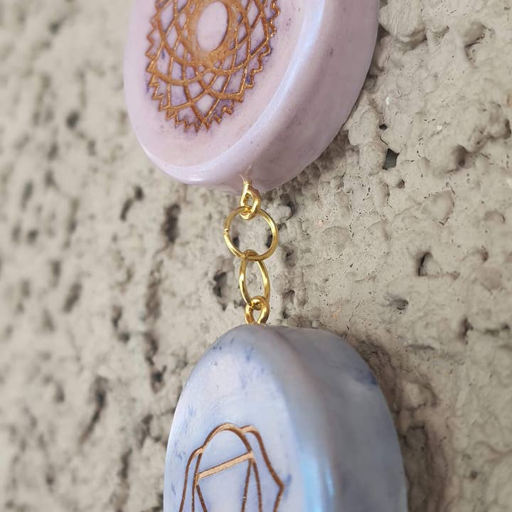 Weeds and Witchery - Wholesale Wall Accent - Chakra Resin Wall Hanging