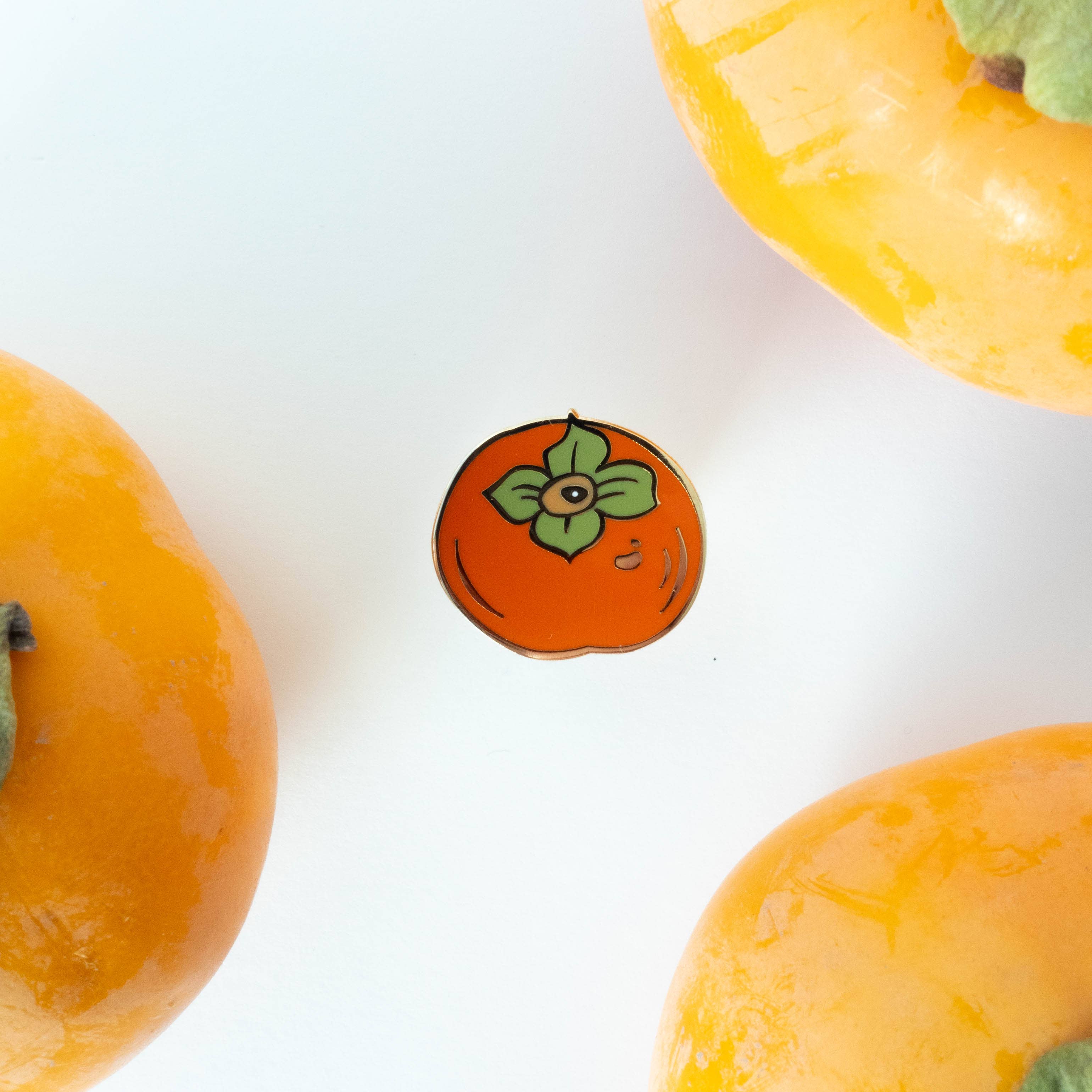 Sherry's Palette - Wholesale Lapel Pin/Button - Persimmon Enamel Pin