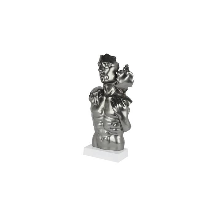 Socadis - Wholesale Sculpture - DA1762 - Inamorato Couple Gray/White - Initial