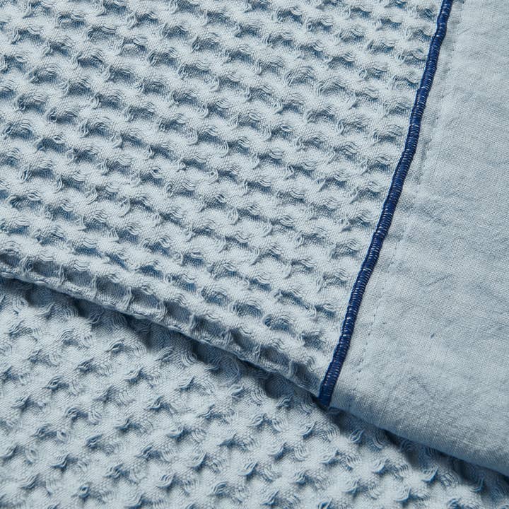 BUSATTI - Wholesale Tea Towel - Cotton honeycomb towel with 1 linen border9