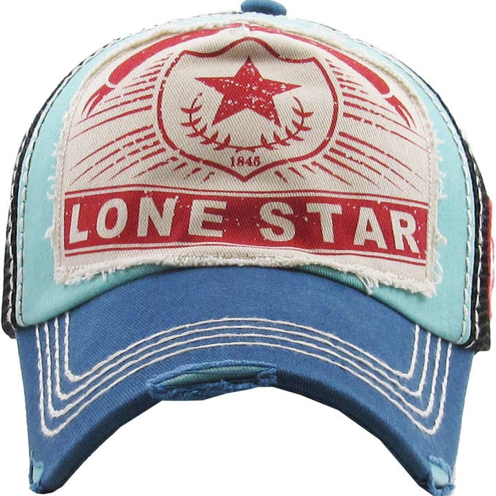 KBETHOS - Wholesale Trucker Hat - Unisex - LONE STAR MESHBACK BALLCAP13