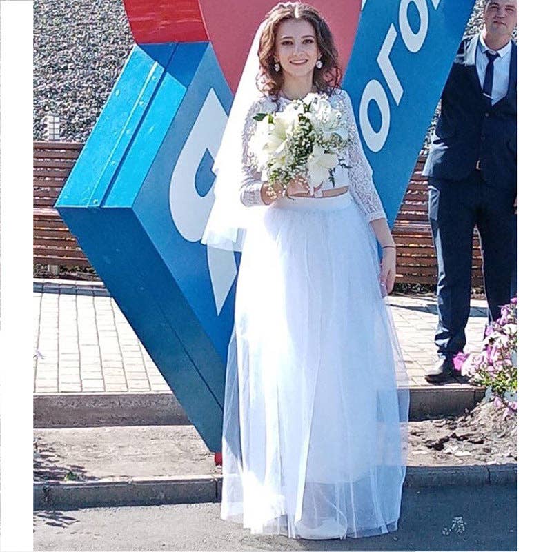 SALINA TRADING INC - Wholesale Skirt - Women's - Women Fashion Solid Color Mesh Skirt3