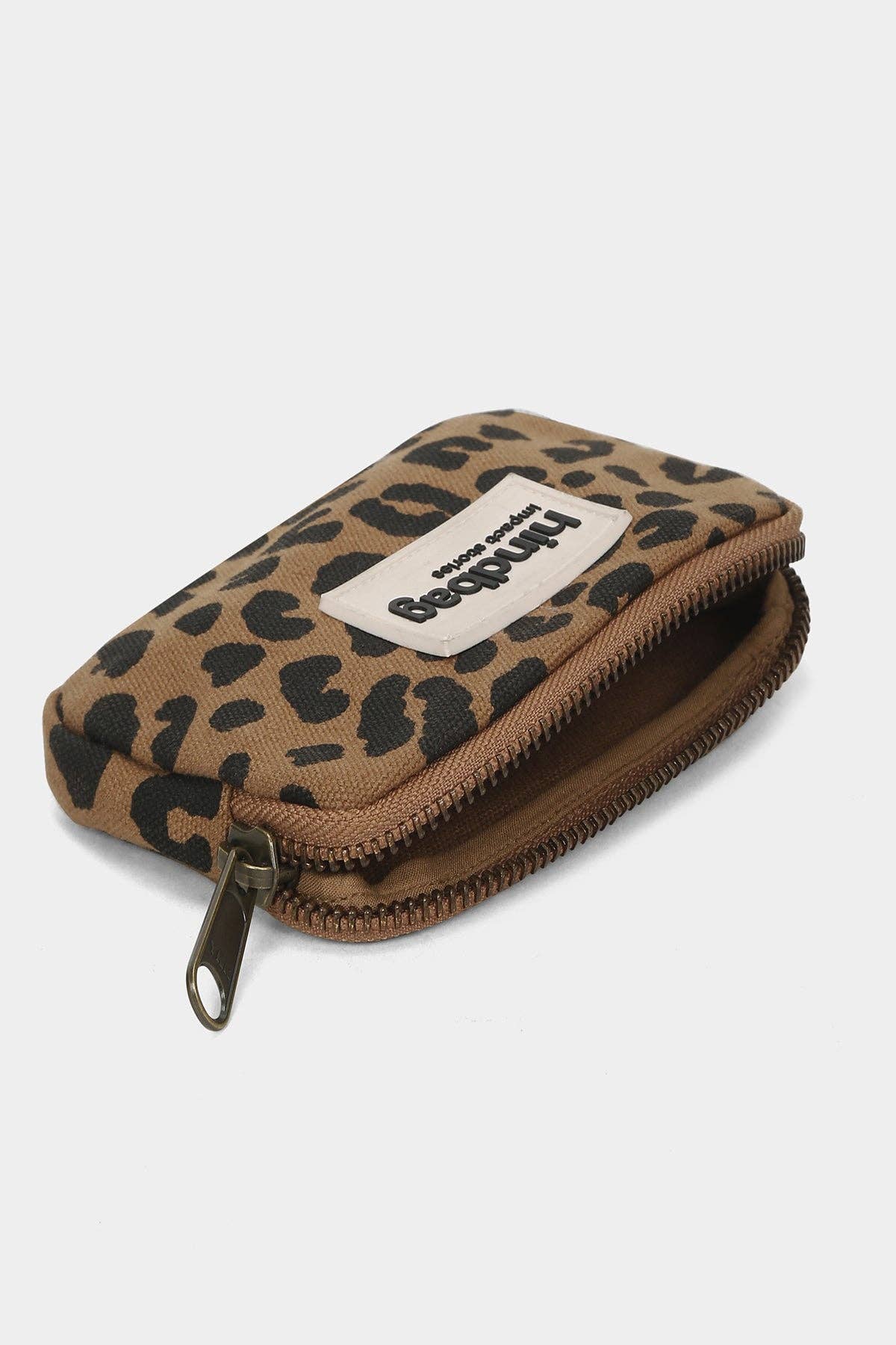 Hindbag - Wholesale Coin Purse - Women's - Lili Leopard Cinnamon coin purse3
