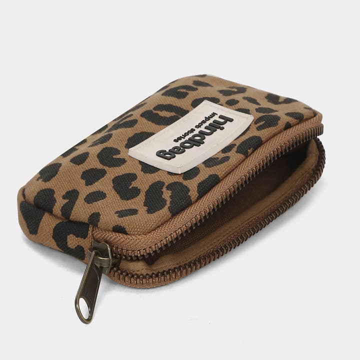 Hindbag - Wholesale Coin purse – Women’s - Lili Cinnamon Leopard Wallet3