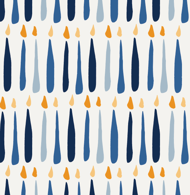 GiftyWrap - Wholesale Wrapping Paper Roll - Celebrate Hanukkah2
