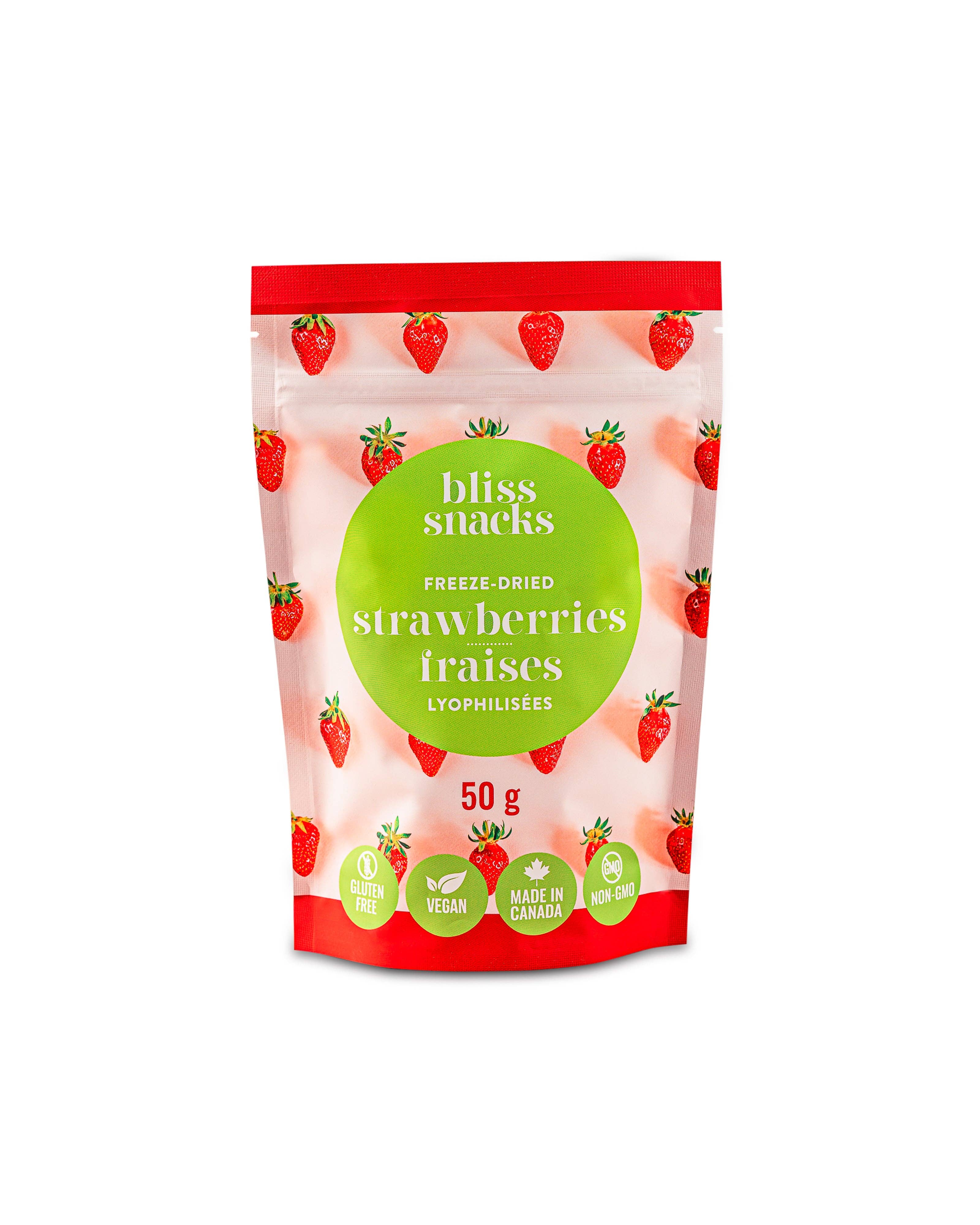 Bliss Dough - Wholesale Dried/Dehydrated Fruit - Freeze-Dried Strawberry Slices1