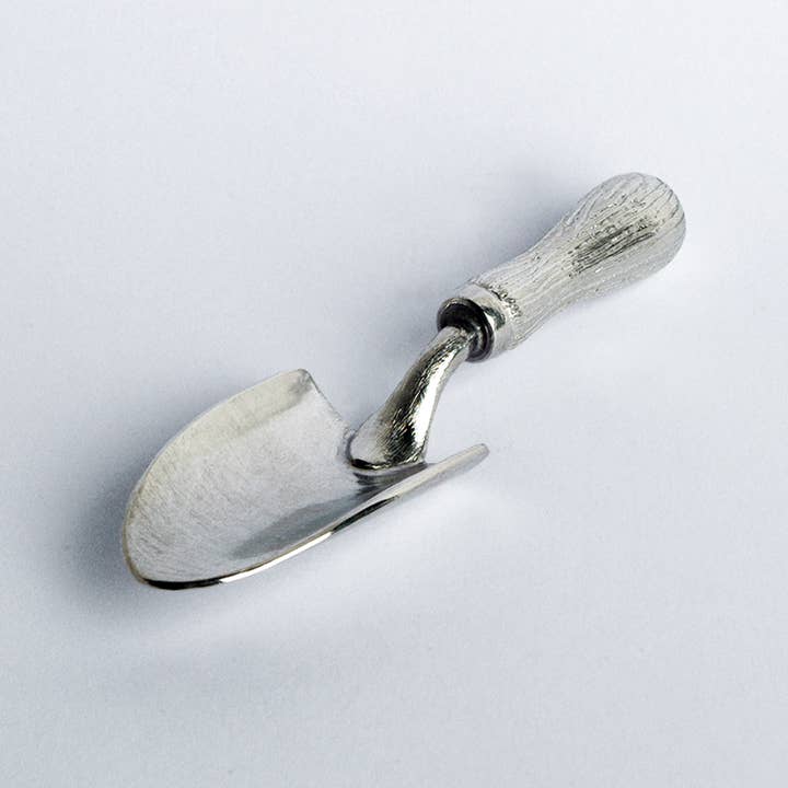 Glover & Smith - Wholesale Kitchen spoon - Garden Trowel Pewter Small Sugar Spoon3