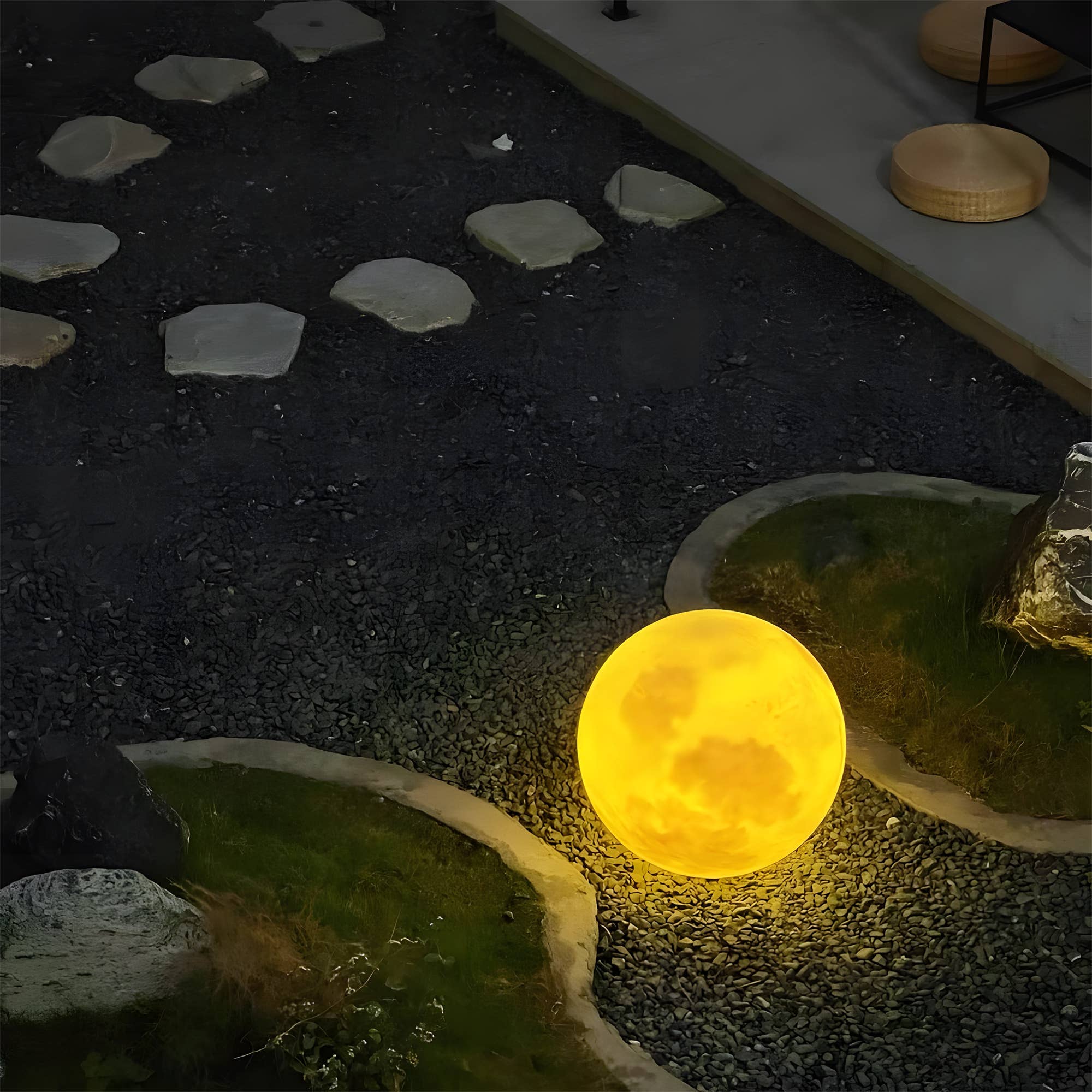 EP Design Lab - Wholesale Outdoor/Lawn Light - Indoor & Outdoor Waterproof LED Full Moon Lawn Lamp1