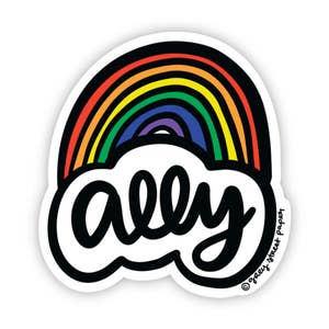 LGBTQ Gay Pride Stickers LGBT GLBT Queer Vinyl Labels 3.75 x 5 inches  Wholesale