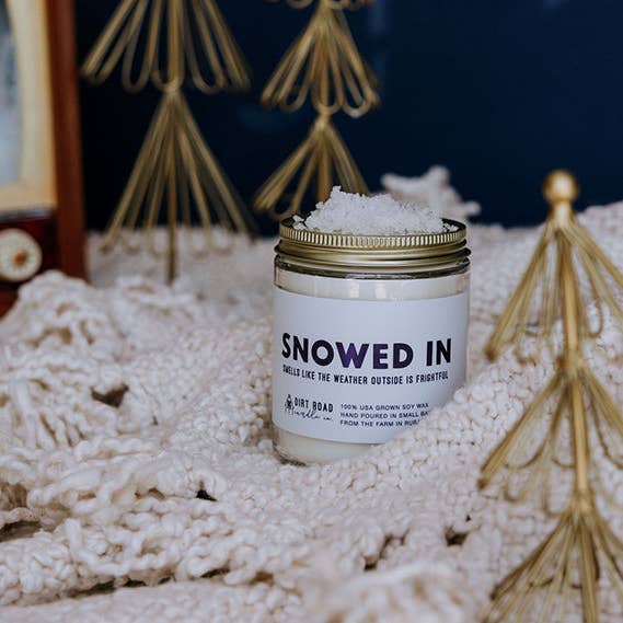 Dirt Road Candle Co - Wholesale Jar/Filled Candle - Snowed In Candle1