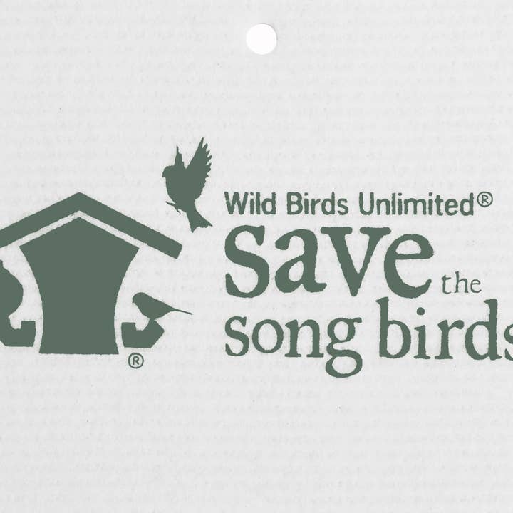 Wild Birds Unlimited Save the Song Birds Swedish Wash Towel for wholesale by Talla Imports