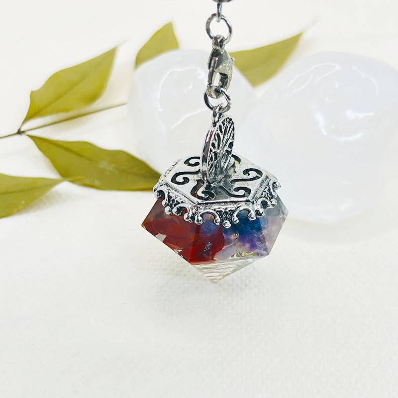 GemMeet – wholesale Andlig sten/kristall – Kristallgeometriskt Livets träd pendel15