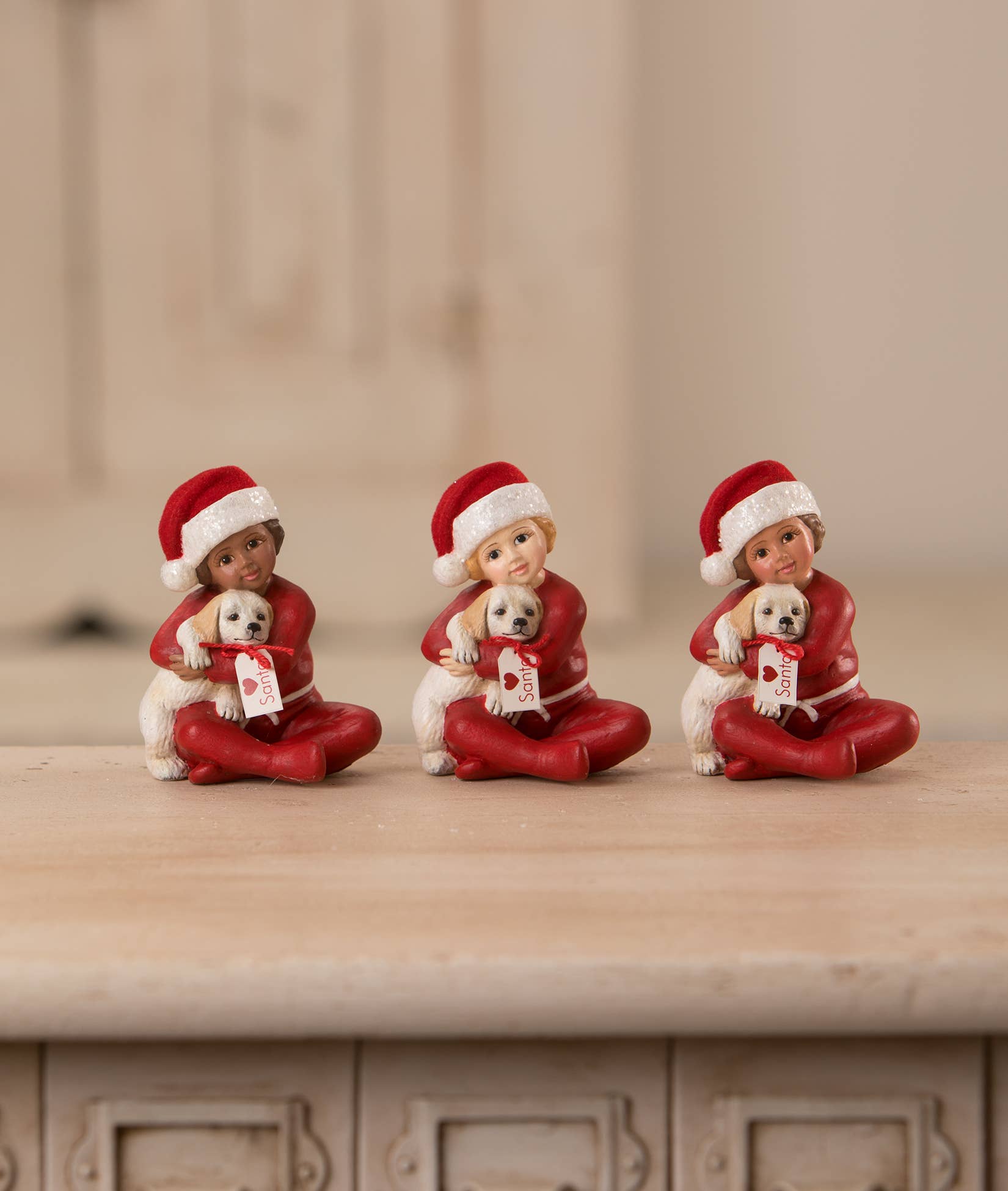 Bethany Lowe Designs - Wholesale Christmas Decoration - Marie's Christmas Puppy Surprise3