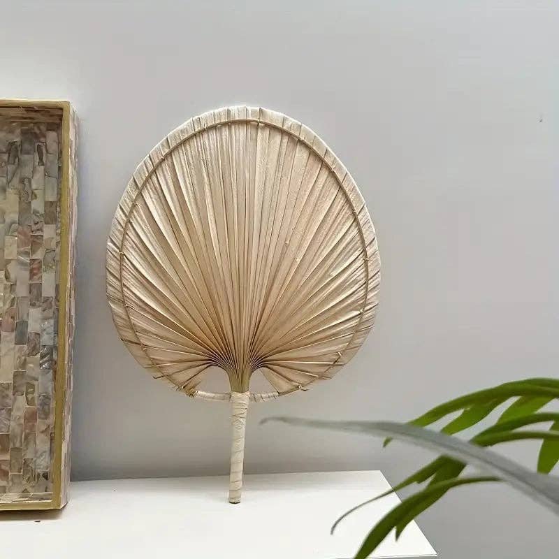 Huis Van Merken - Wholesale Wall Accent - Handcrafted Bamboo Fan Garden Style0