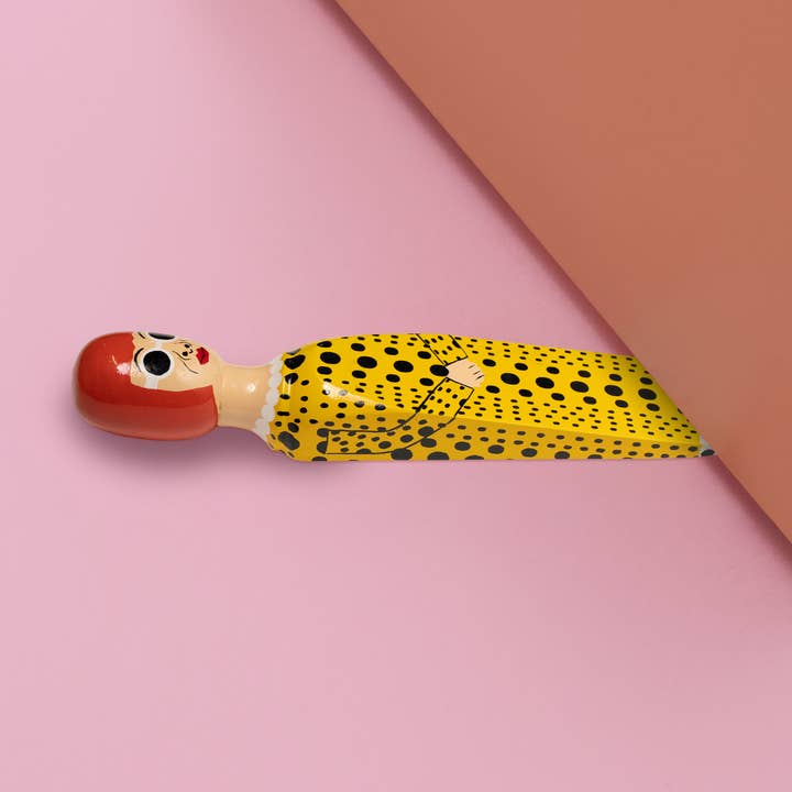 Wedgie Porta-paras - Yayoy - Traje Amarelo com Bolinhas por atacado de The Poya Project Ltd / Wedgie