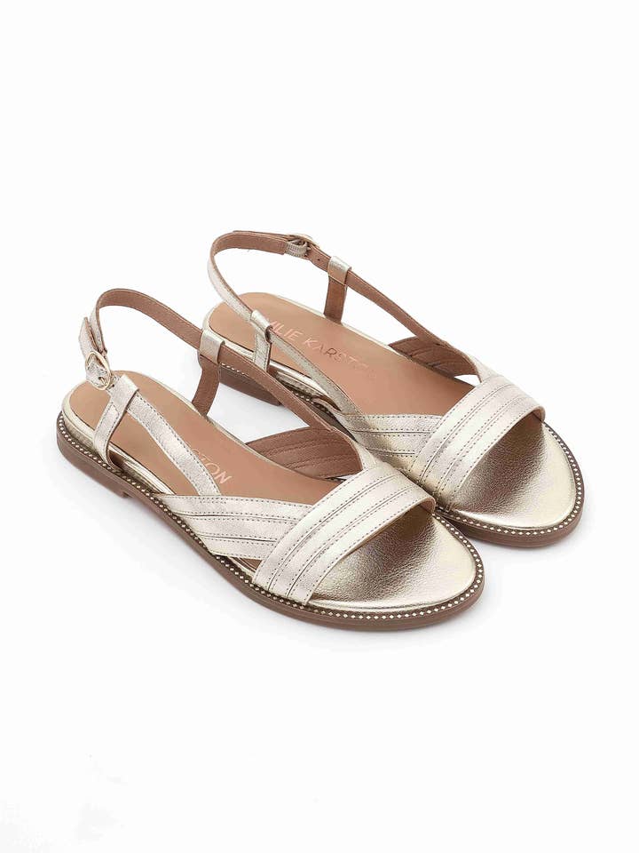 ANISSA flat sandal – Summer elegance and optimal comfort for wholesale by Emilie Karston