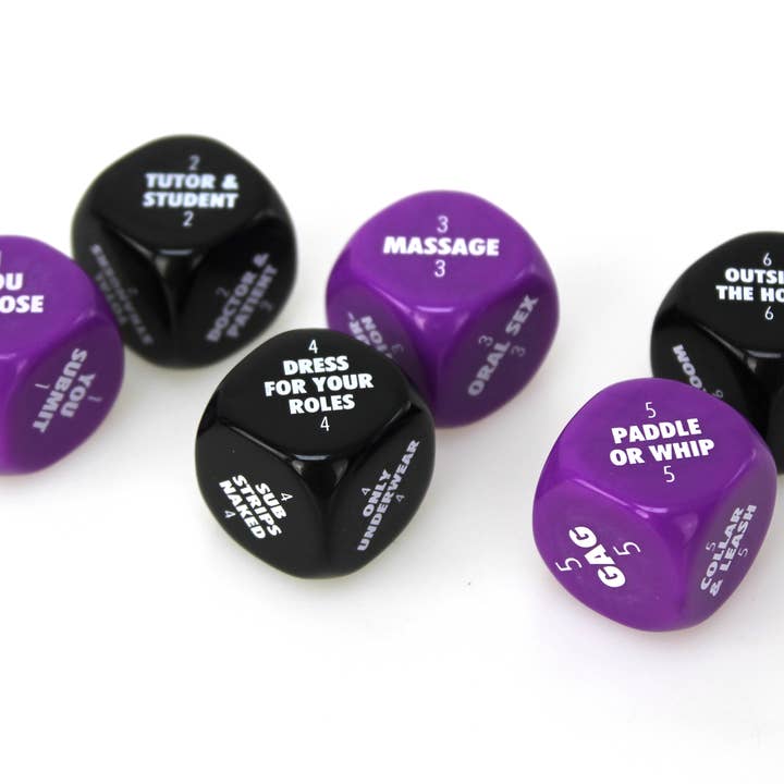 Creative Conceptions LLC - Wholesale Dice - Sexy 6 Dice - Kinky Edition3