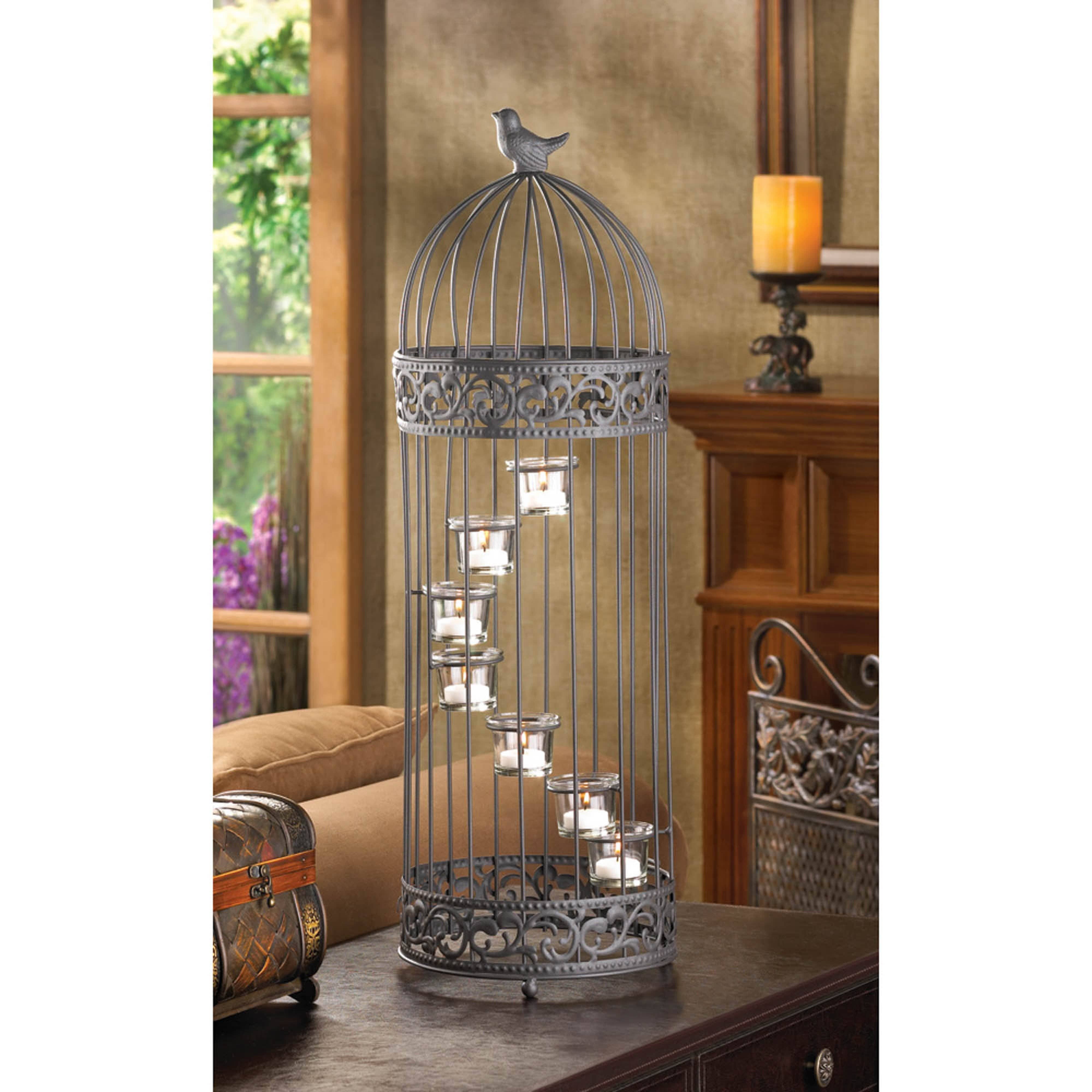 Zingz Home - Wholesale Candle Holder - Birdcage Staircase Candle Stand1
