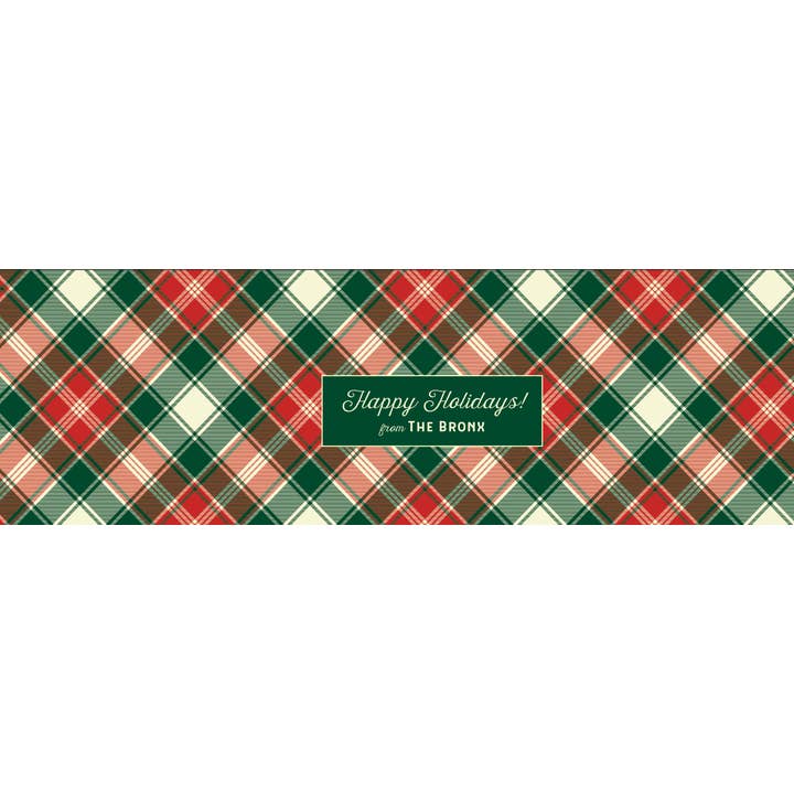 Aunt Sadie's Candles - Wholesale Jar/Filled Candle - Merry Plaid Candle1