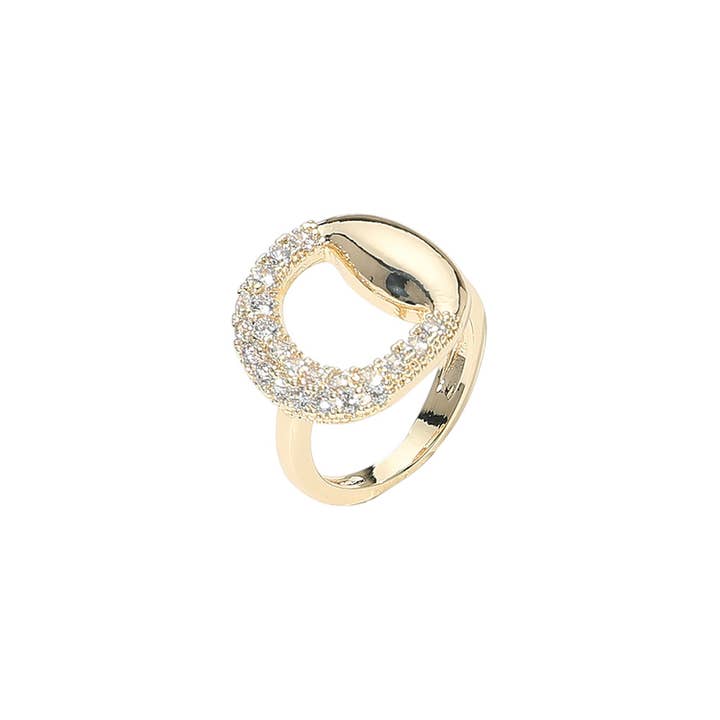 Sensibling Corp. - Wholesale Multi-Stone Ring - CZ Pave Open Circle Ring1