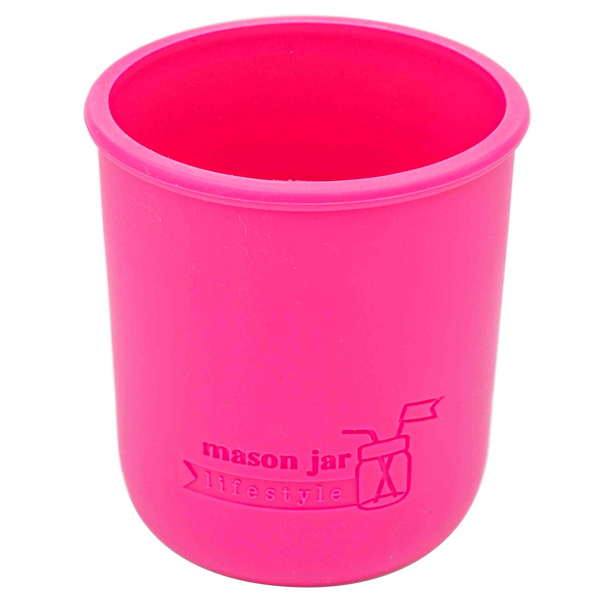 Mason Jar Lifestyle - Vente Housses de boisson - Manchon en silicone pour bocaux Mason à large ouverture de 16 oz19