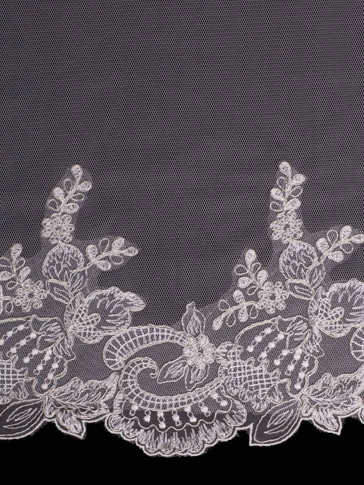 Véu de Casamento Prateado 200x300 cm por atacado de Flormoda