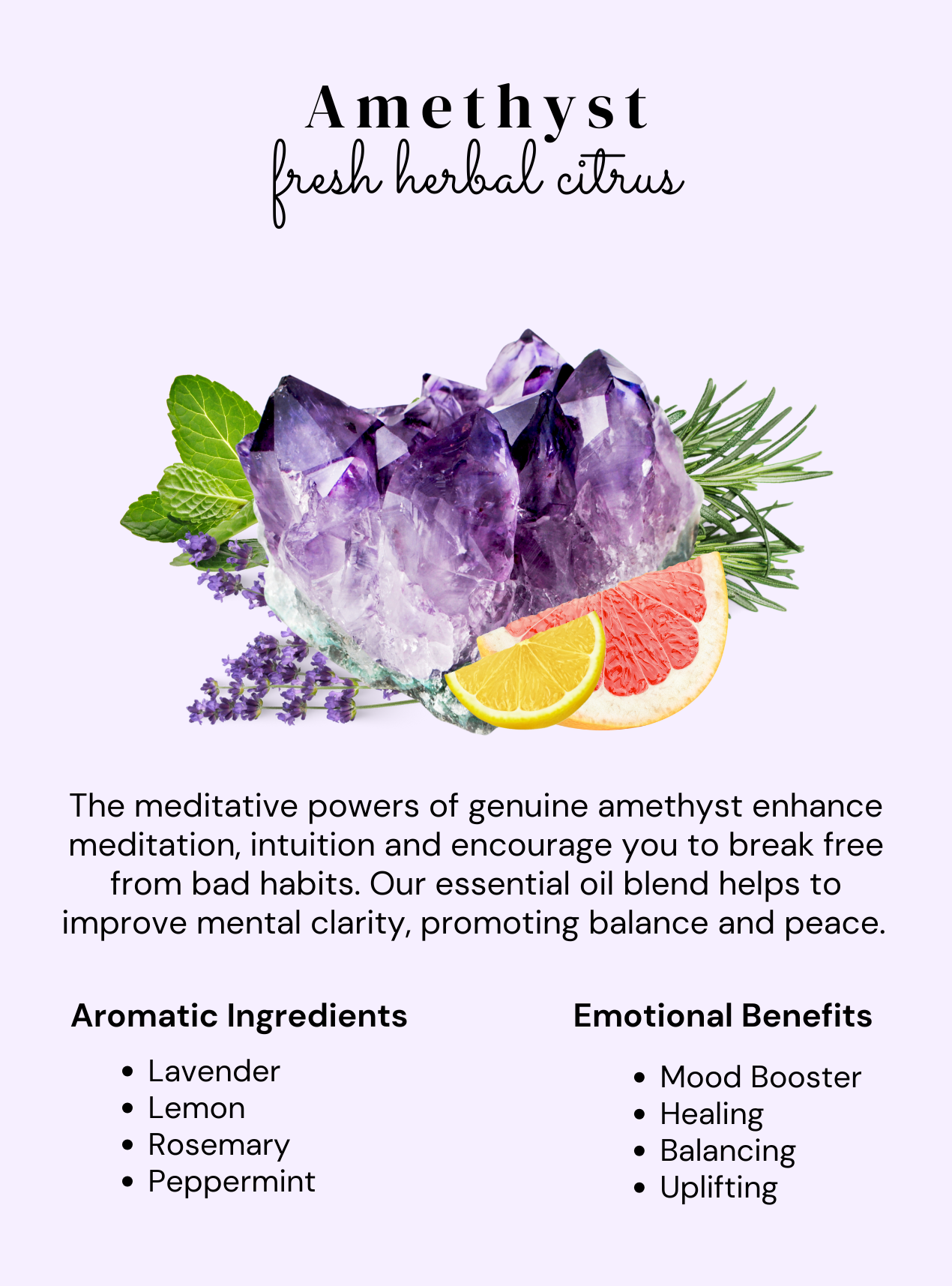 Honeybee Gardens Natural Cosmetics & Body Care - Wholesale Bath/Body Oil - Crystal Infused Aromatherapy Organic Body Oil Rollerballs16