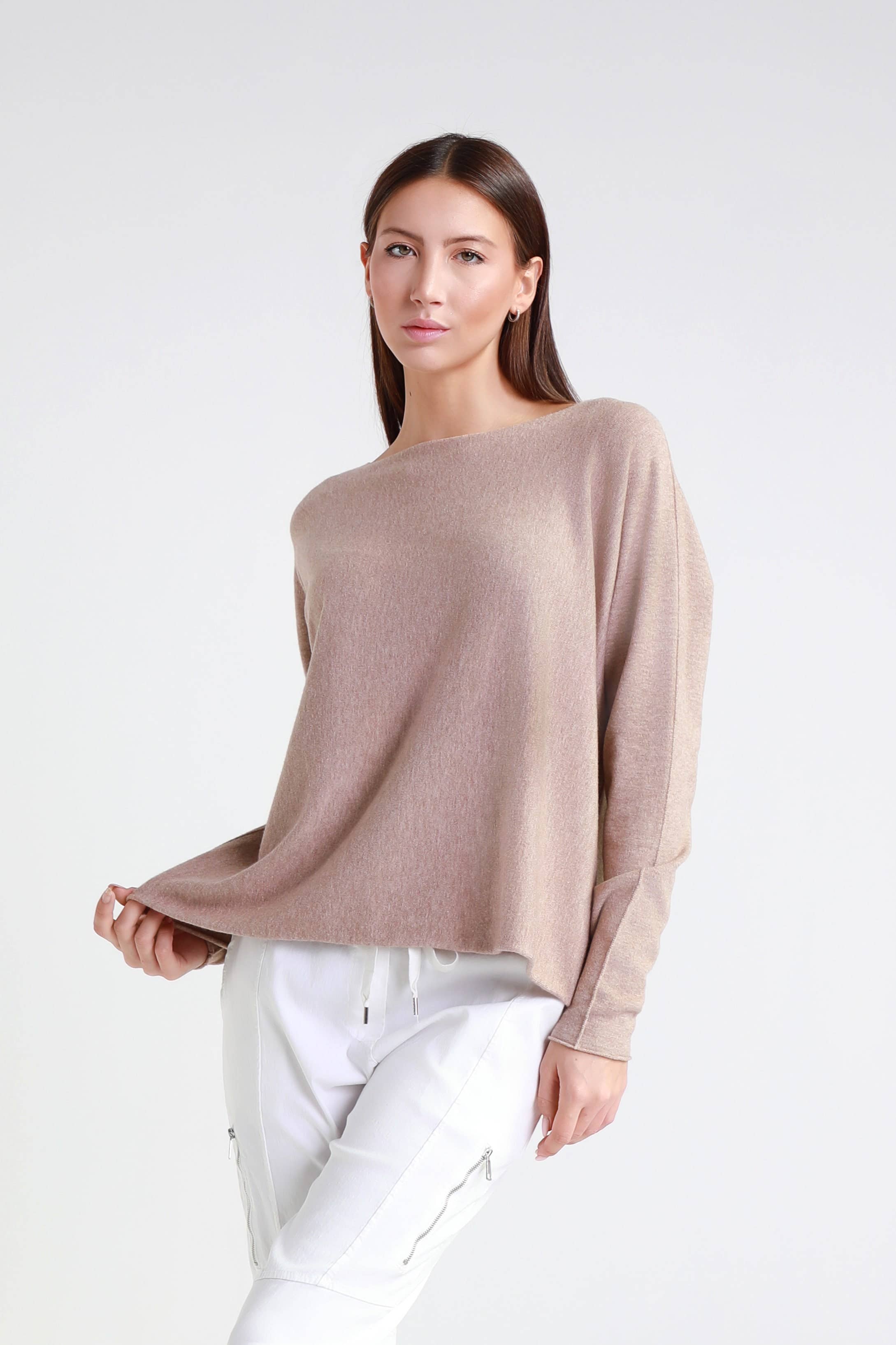 TINA Stephens Italy/Tees By Tina - Wholesale Knit Sweater - Women's - Laurin Seriously Soft Jewel Neck Sweater (BLS425)56