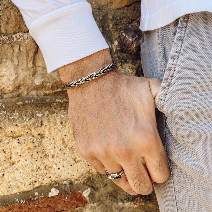 Christina Christi - Wholesale Bangle Bracelet - Stainless Steel Mens Bracelet
