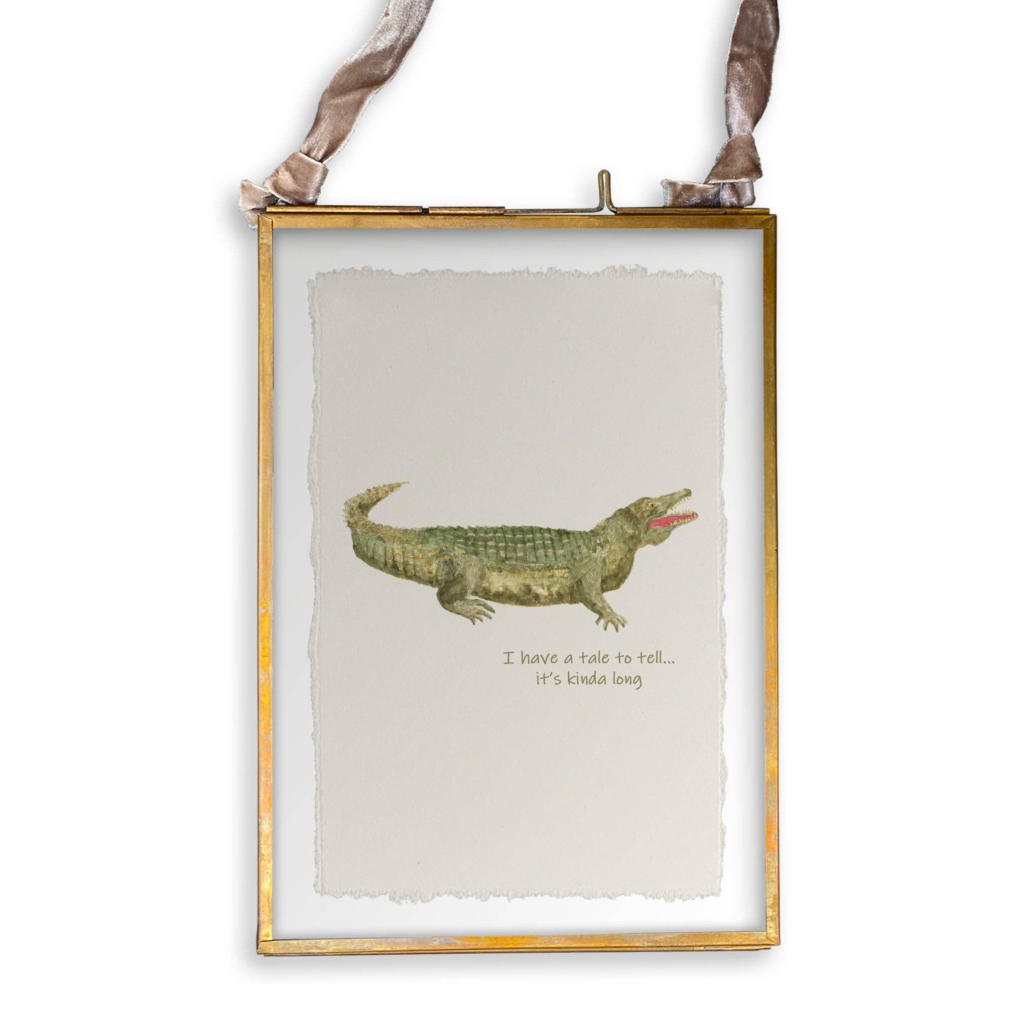 French Graffiti - Wholesale Tea Towel - Tale to Tell Alligator13