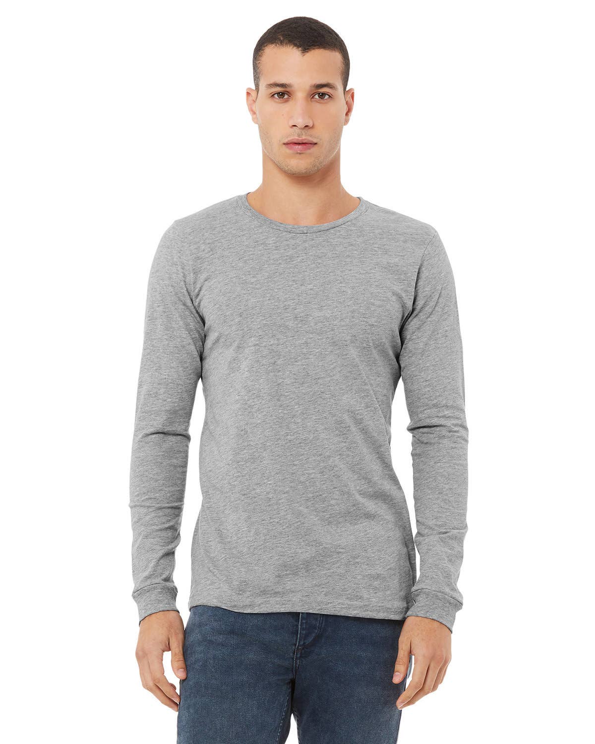 Total Apparel - Wholesale T-Shirt - Unisex - Bella Canvas Unisex CVC Jersey Long-Sleeve T-Shirt | 3501CVC4