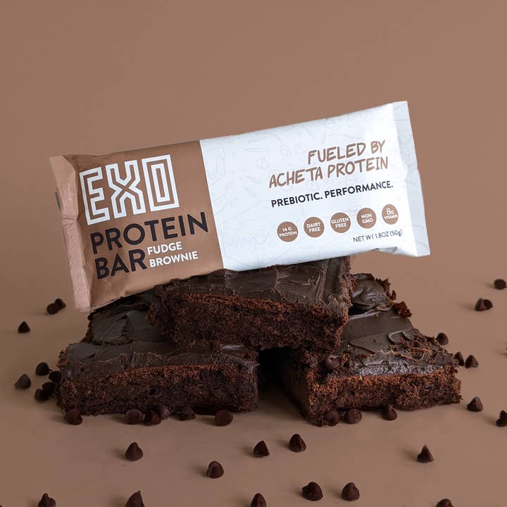 Hoppy Planet Foods, LLC - Wholesale Snack Bar - EXO Fudge Brownie Prebiotic Protein Bar