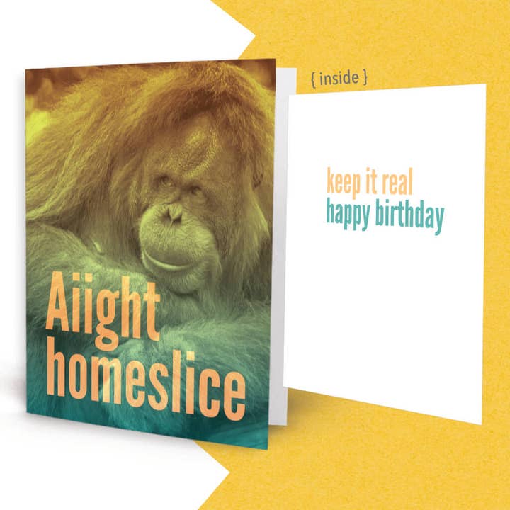 Homeslice Card for wholesale by Middle Child Made