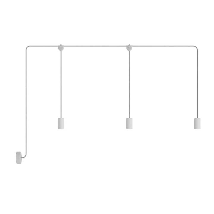 E-Snake EIVA Lampe d'extérieur IP65 à 3 lumières avec rosace pour la vente par LIGHTINUP S.R.L.