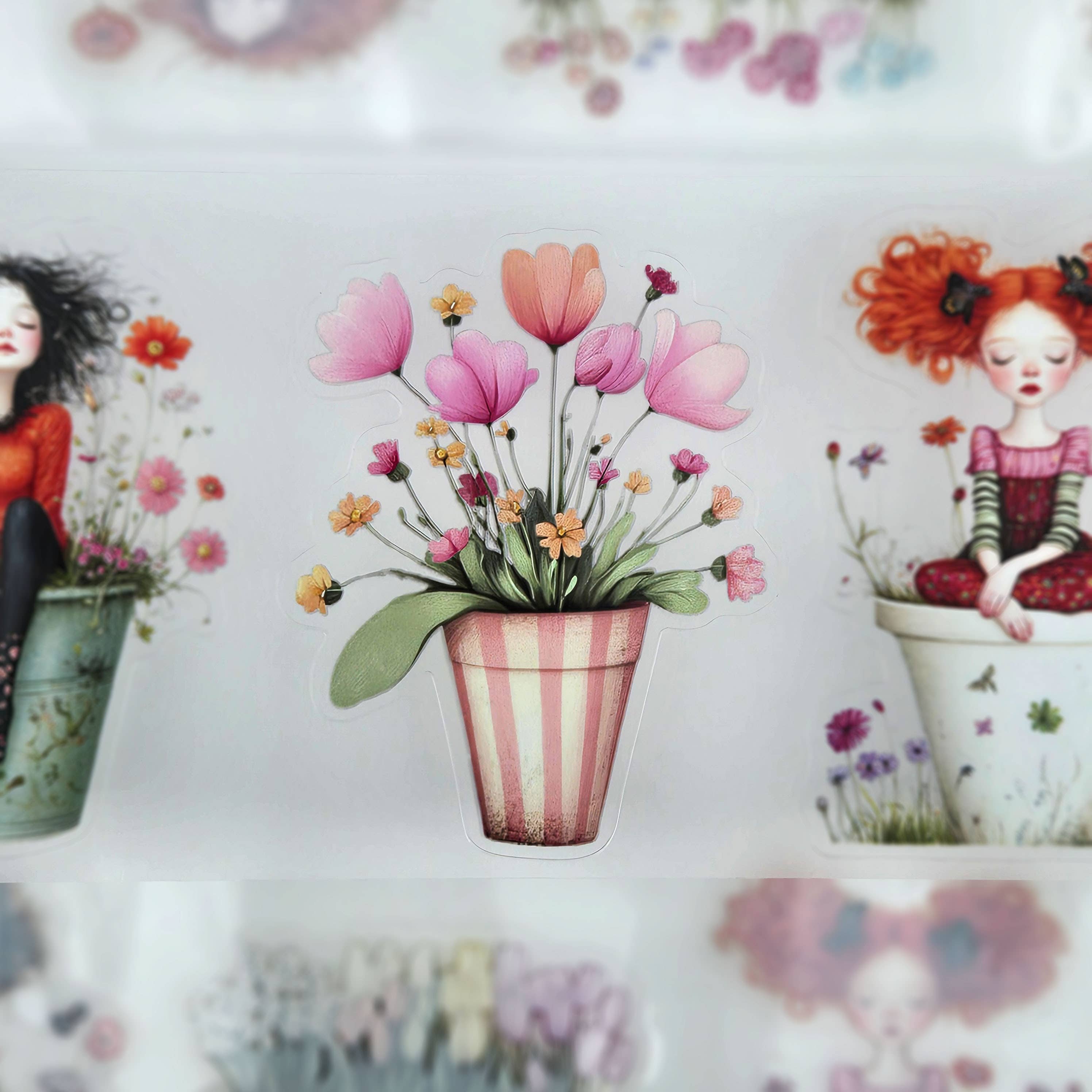 MIC & MIM Premium Paper Shop - Vendita all'ingrosso Nastro washi - MIC | Nastro PET (Lucido 3D e Kiss-cut): Florabelle4