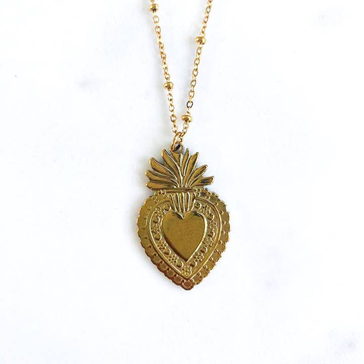 LITCHI - Wholesale Pendant/Charm Necklace - Mystic ex-voto necklace