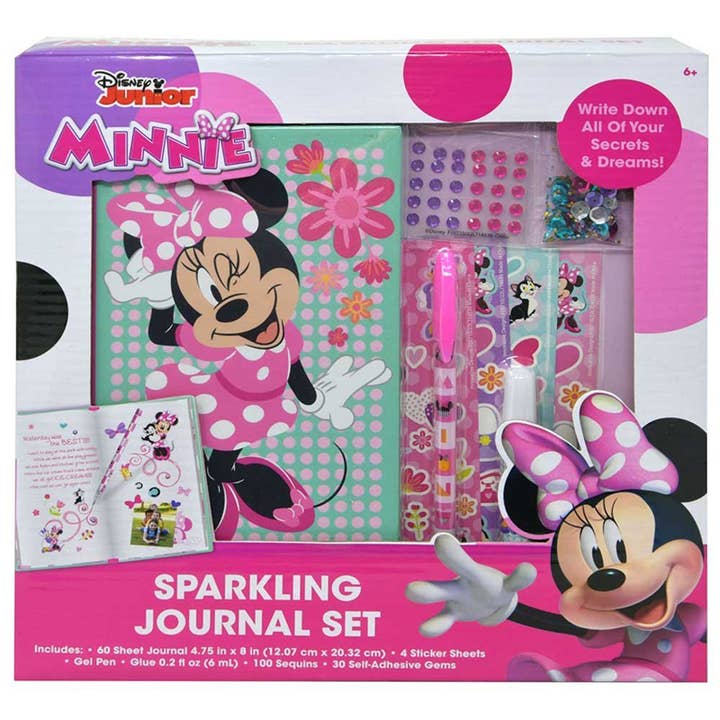 Minnie Sparkling Journal Set in Box for wholesale by Deluxe Import Trading