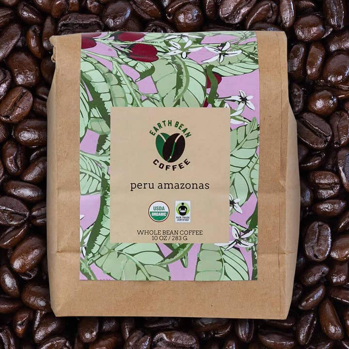 Pérou Amazonas - Certifié biologique et équitable pour la vente par Earth Bean Coffee