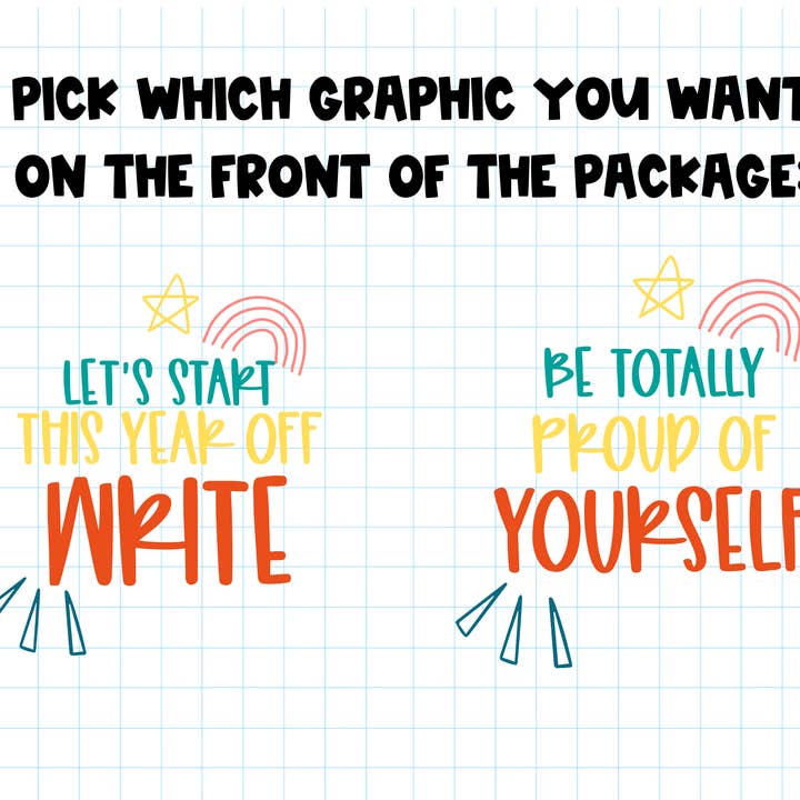 Handmade by Hammero - Wholesale Pencil - Positive Affirmations Pencils, Engraved Pencils Pack7