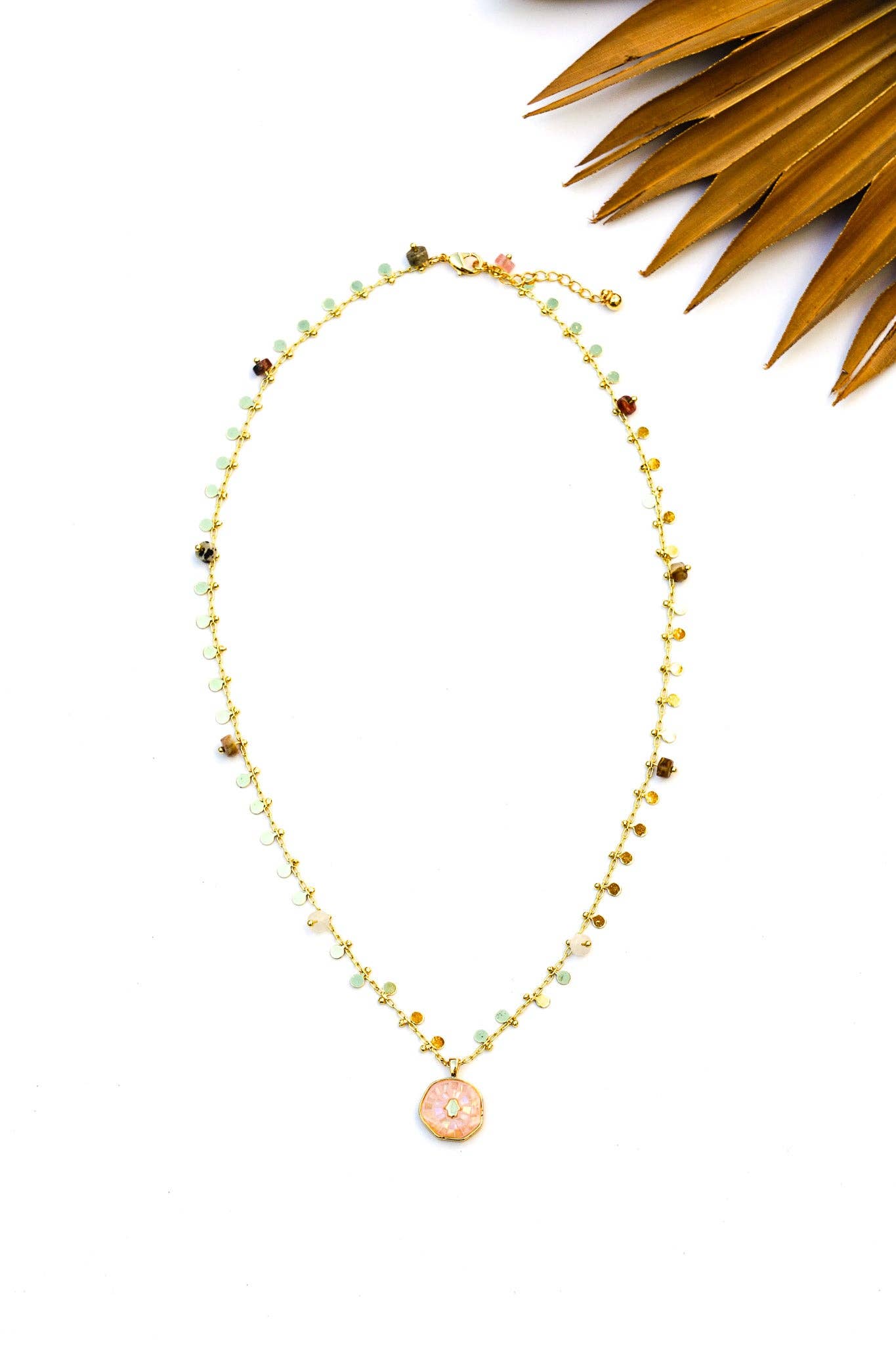 Bali Queen - Wholesale Pendant/Charm Necklace - Hamsa Shine Light Coin Necklace3